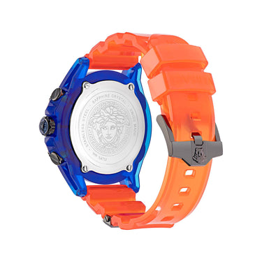 Versace Armbanduhr Sport CHRONO ACTIVE - 44MM - VEZ7-BLUE TRANSP. POLYCARBONATE CASE
